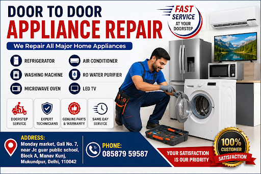 Door to Door Appliance Repair offers professional doorstep appliance repair services in Mukundpur… post image