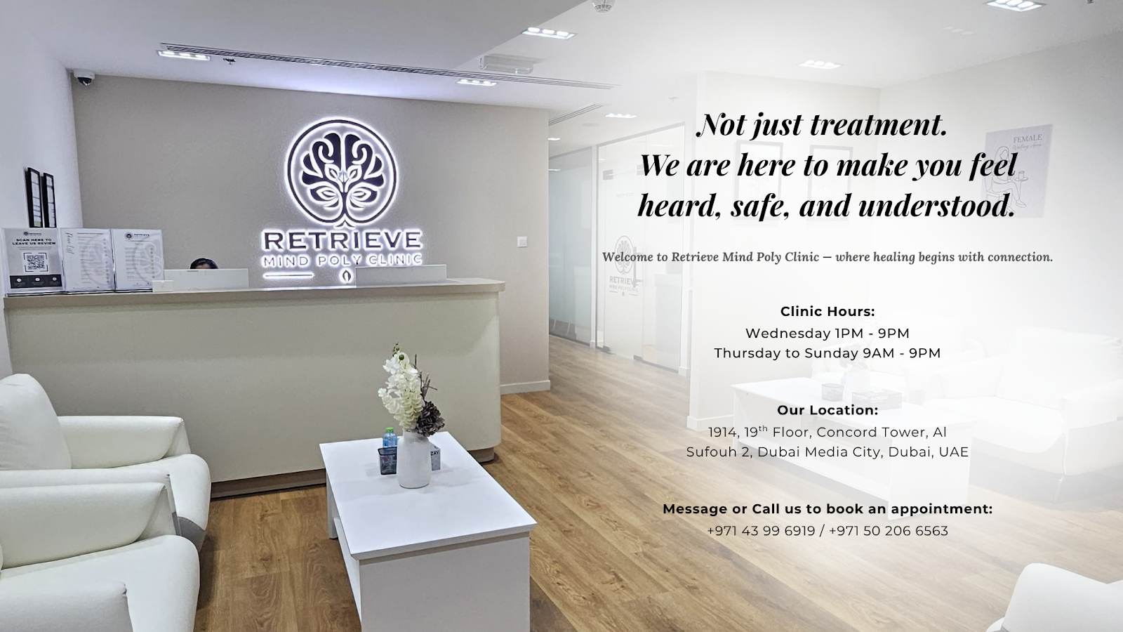 Retrieve Mind Poly Clinic - Psychiatrist in Dubai, Psychologist in Dubai