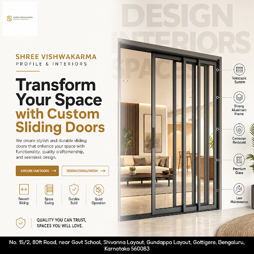 Shree Vishwakarma Profile & Interiors specializes in custom interior solutions, including wardrob… post image