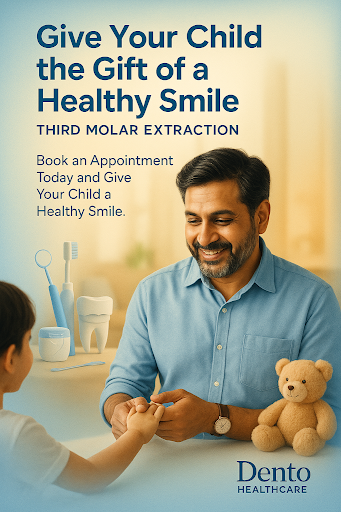 Experience the most painless and swift third molar extraction in Navi Mumbai at Dento Healthcare,… post image
