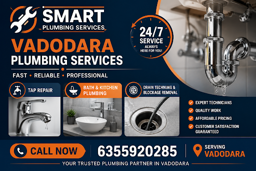 Professional Tap Repair Services in Vadodara by Smart Plumbing Services. Fast, reliable, and affo… post image