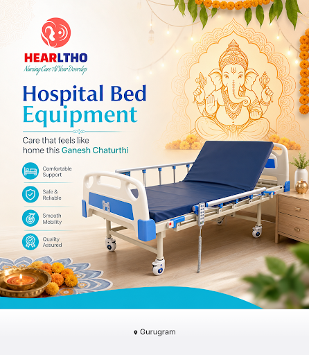 Hearltho Nursing Care offers hospital bed equipment for home patient care takers, ensuring comfor… post image