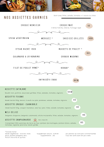 Menu L'oasis Snack pizza glacier Page 5