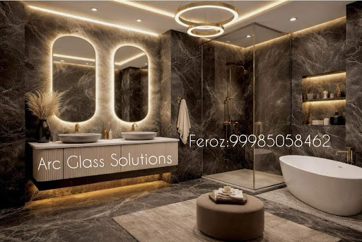 Product Description: Aluminum Sleek Bathroom Glass Partition post image