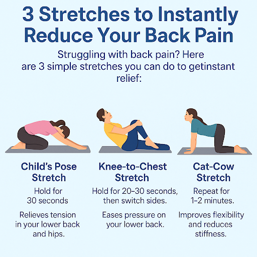 3 Stretches to Instantly Reduce Your Back Pain post image