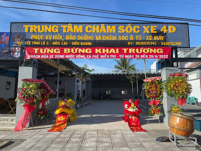 Trung Tâm Chăm Sóc Xe 4D, 153 TL2, Diên Lạc, Diên Khánh, Khánh Hòa