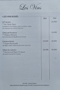 Menu Hôtel - Restaurant Le Relais Page 3