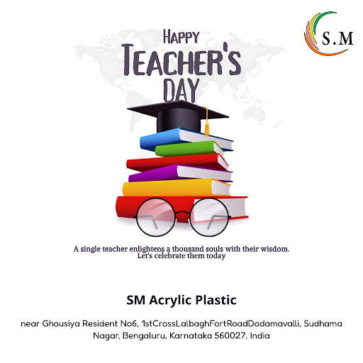 Celebrate Teacher's Day with creative wall and mirror stickers from SM Acrylic Plastic. Our Radiu…