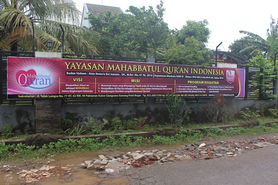 Ma'had Tahfidz Mahabbatul Qur'an Indonesia, Author: Syah Official