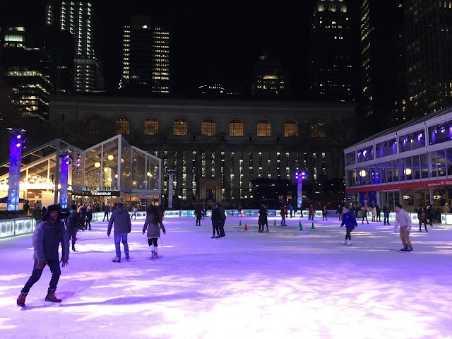 Skating at Bryant Park