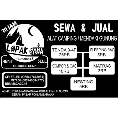 Photos of lapak mahasiswa outdoor gear