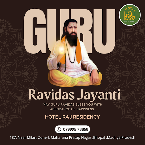 Celebrate Guru Ravidas Jayanti in Bhopal with a relaxing stay at Hotel Raj Residency near Milan.…
