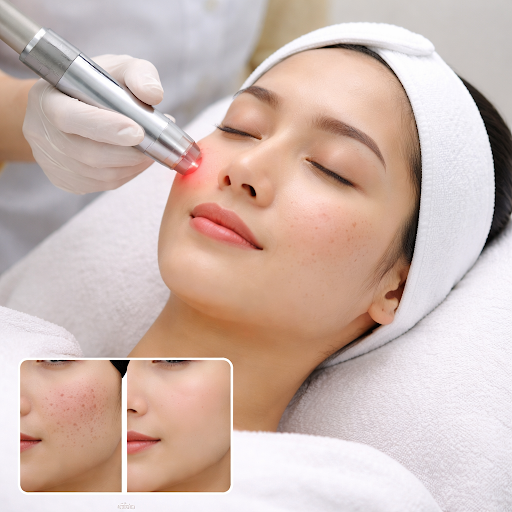 Tired of dark spots and uneven skin after acne? At Skin Serenity Clinic Advanced Laser Toning In… post image