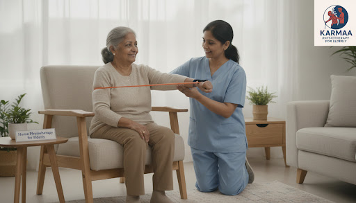 How can Home Physiotherapy for Elderly in Ahmedabad improve daily life? At KARAMAA- Physiotherapy… post image
