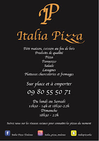 Menu Italia pizza Page 3