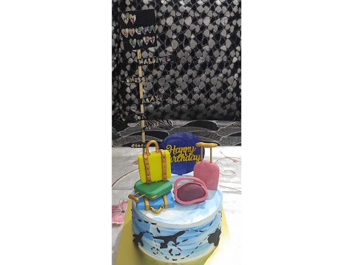 Travel theme cake 1 kg order minimum 1 day before chocolate truffle Ph-8861690909 post image