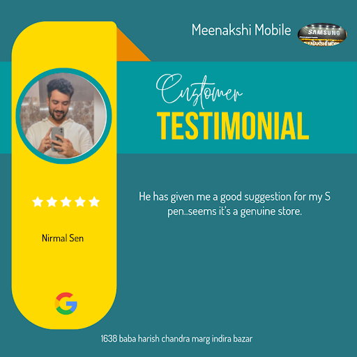 Nirmal Sen from Jaipur had a fantastic experience at Meenakshi Mobile, the best raisar plaza mobi… post image