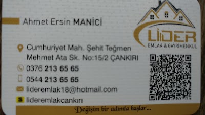 LİDER EMLAK ÇANKIRI