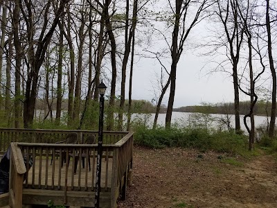 Lums Pond State Park Campground Entrance.