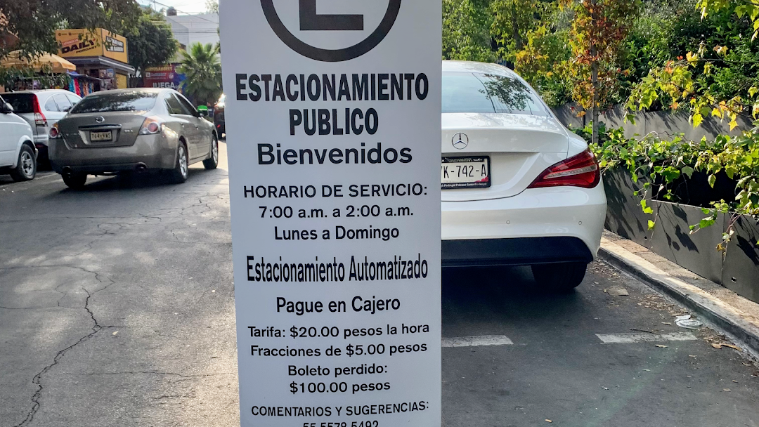 desencadenar Planeta desierto Estacionamiento Público y Pensión 24 Hrs. | Autoservicio y Valet Parking -  Estacionamiento en Lomas de Chapultepec