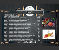 Menu Pizzeria La Salsa Page 1