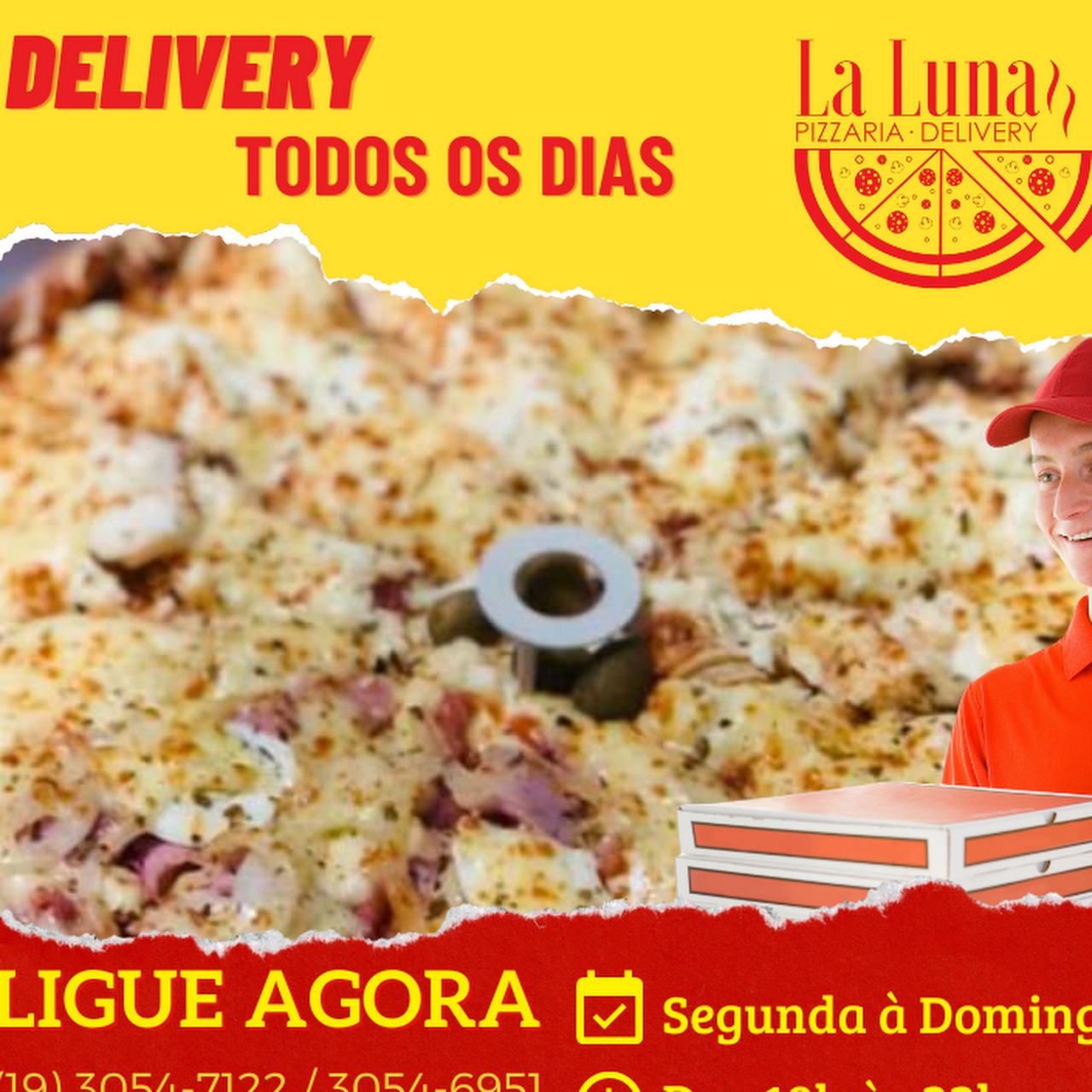 🍕🍕E vamos começar a semana com - Papa Pizza Delivery