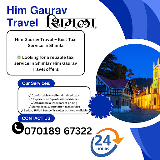 Him Gaurav Travel provides reliable taxi service in Shimla, ensuring a comfortable and hassle-fre… post image