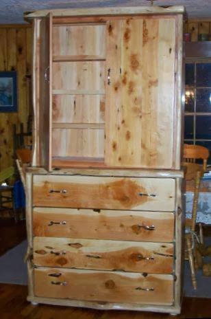 Daves Custom Rustic Juniper Log Furniture, Gifts, Oregon