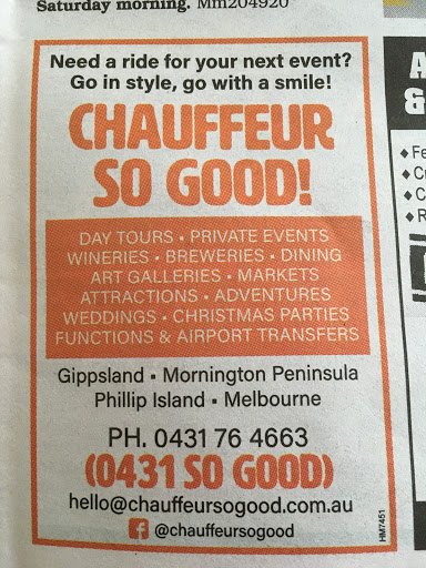 Chauffeur So Good Gallery - Australia