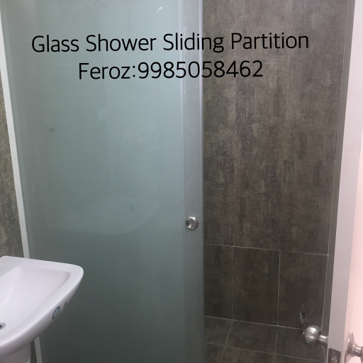 9985058462 Feroz Glass sliding shower partition post image