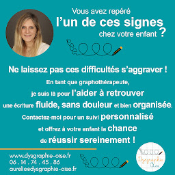 Photo n°10 de Graphothérapeute Aurélie Lorillon rééducatrice en écriture à Néry (Centre de rééducation)