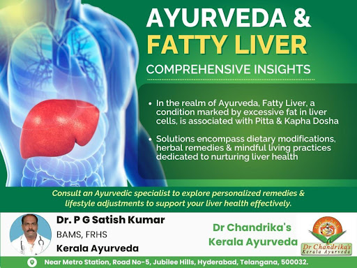In Ayurveda, fatty liver is seen as an imbalance of the Pitta dosha, characterized by symptoms su… post image
