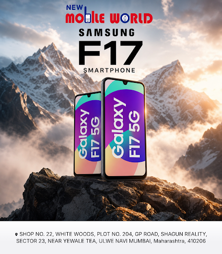 Explore the latest smartphones and gadgets at New Mobile World. Discover the Samsung F17 smartpho… post image