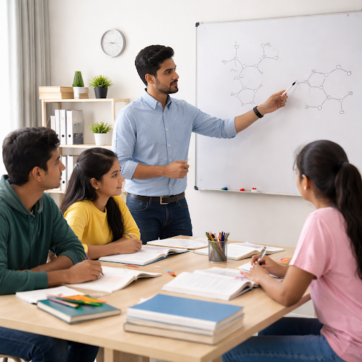 At Vaajpai and Verma Classes-Best 4th-12th(Science & Commerce),B.Com,BBA Economics Coaching in Al… post image