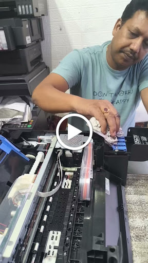 Replacement of all ink with old faulty/ mixed colours for EPSON L3210 Printer post image