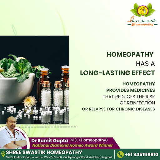 "Experience the long-lasting effect of Homeopathy! Our medicines not only reduce the risk of rein… post image