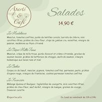 Menu Aparté & Café Page 1