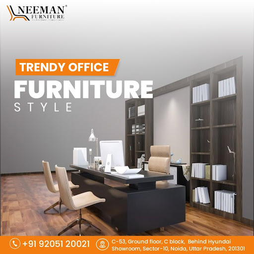 ✨ Transform your workspace with trendy office furniture from Neeman Furniture! ✨ post image