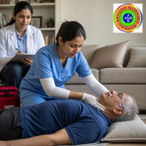 When a medical emergency happens at home, every second matters. At Aayush Nursing Bureau in Secto… post image
