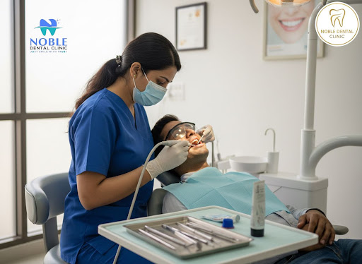 Wondering what really happens during a professional teeth cleaning near you? At Noble Dental Clin… post image