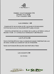 Photo n°40 de le Saint-père Restaurant à Tonnerre (Restaurant français)