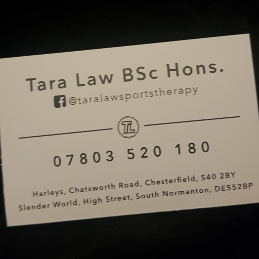 Tara Law Sports Massage Therapist @Harleys - Thumbnail