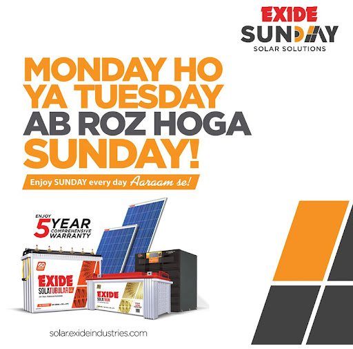 Exide Solar battery maintenance free post image