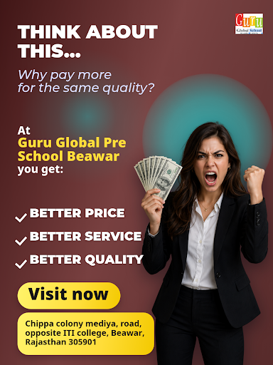 Guru Global Pre School Beawar offers a safe, hygienic nursery environment with experienced teache… post image