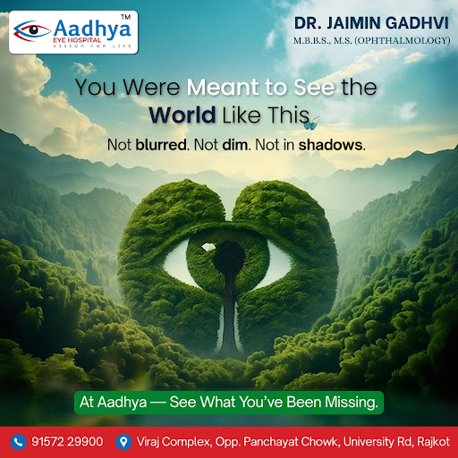 You were meant to see the world with clarity, not blurred, dim, or in shadows. At Aadhya Eye Hosp… post image