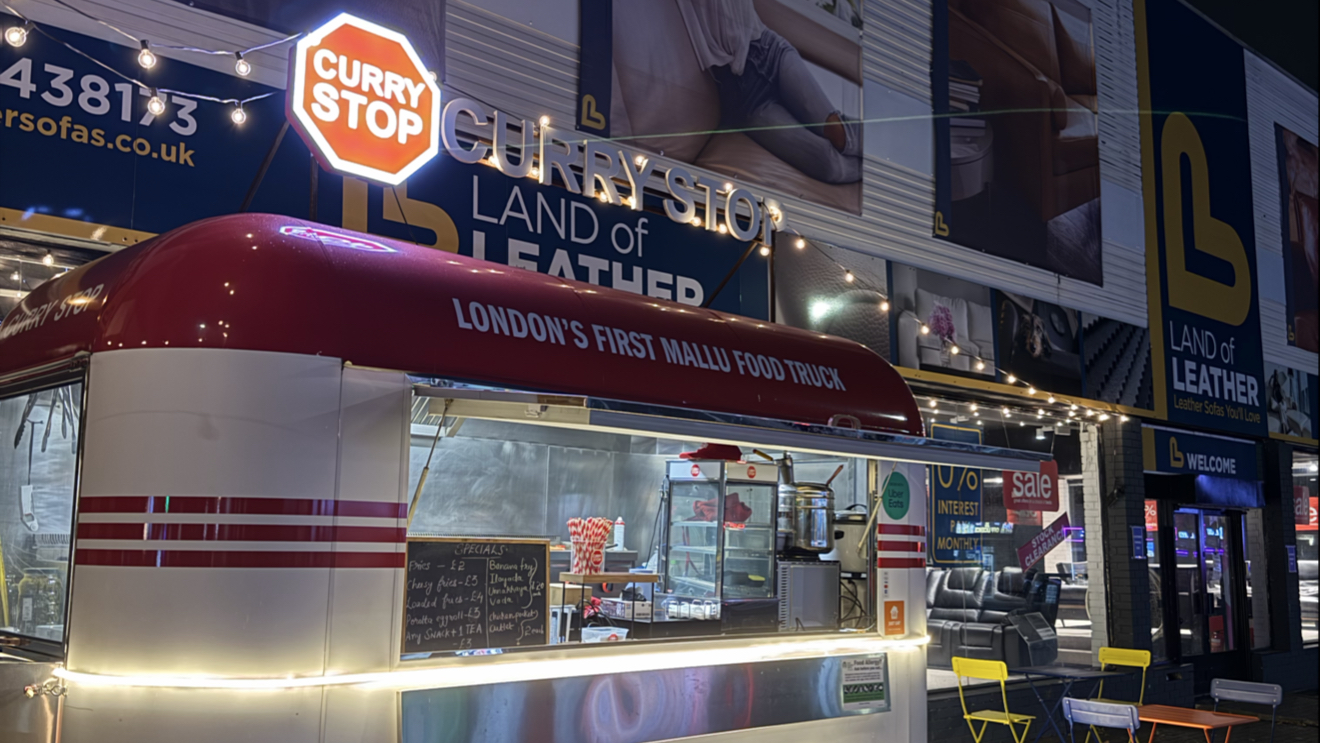 Curry stop(london’s first mallu food truck)