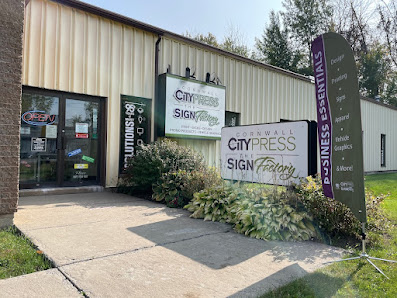 Cornwall City Press + The Sign Factory 700 Campbell St, Cornwall, ON K6H 6C9, Canada
