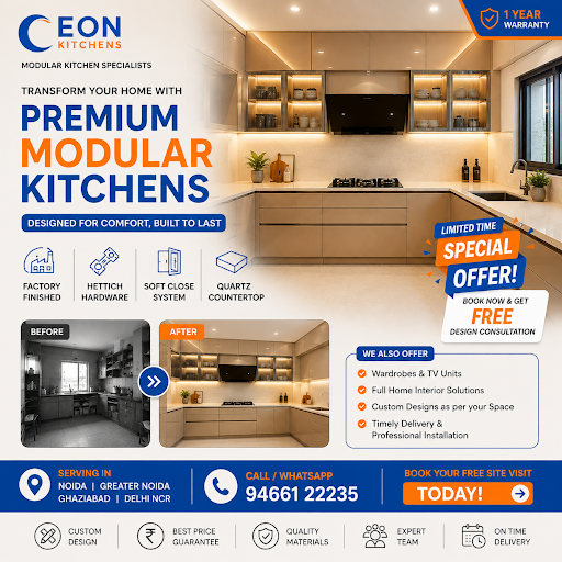 🏡 Premium Modular Kitchen in Noida & Delhi | EON Kitchens post image
