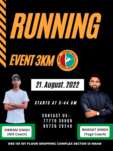 3KM Running Event in Hisar by Sector 13 post image