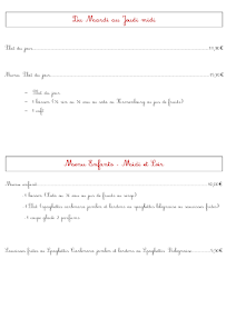 Menu Pizzeria Le Grenier Page 7